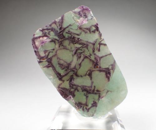 Fluorite, Quartz<br />Omehane occurrences, Otjinamewa (Otjionamewa), electoral district Dâures, Erongo Region, Namibia<br />60 mm x 50 mm x 22 mm<br /> (Author: Don Lum)