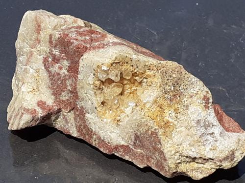 Calcite, Dolomite<br />Sankt Gertraudi mining area, Gertraud adit, Brixlegg, Kufstein District, Inn Valley, North Tyrol, Tyrol/Tirol, Austria<br />6 x 3,5 cm<br /> (Author: Volkmar Stingl)