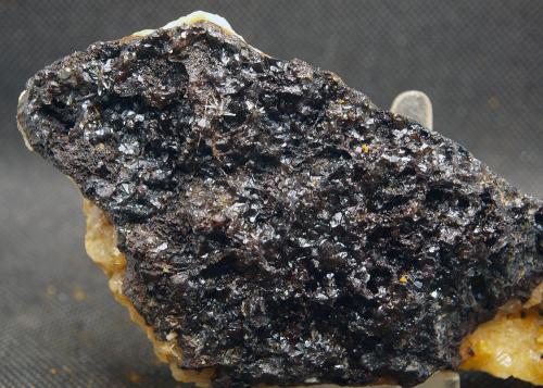 Calcita con Celestina<br />Cantera Cabezoncillo, Cabeçonet/Alto del Salmitre, Municipio Busot, Comarca Campo de Alicante, Alicante / Alacant, Comunidad Valenciana / Comunitat Valenciana, España<br />10 x 6 cm<br /> (Autor: Pedro Antonio)