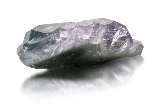 Fluorapatite<br />Ganadao (Gandao Hill), Mohmand District, Peshawar Division, Khyber Pakhtunkhwa Province, Pakistan<br />16.5 x 2 x 6.5 cm / main crystal: 16.2 cm<br /> (Author: MIM Museum)