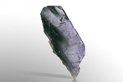 Fluorapatite<br />Ganadao (Gandao Hill), Mohmand District, Peshawar Division, Khyber Pakhtunkhwa Province, Pakistan<br />16.5 x 2 x 6.5 cm / main crystal: 16.2 cm<br /> (Author: MIM Museum)