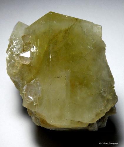 Fluorita.<br />Mina Matagalls (Minas de Sant Marçal), Sant Marçal, Viladrau, Comarca Osona, Gerona / Girona, Cataluña / Catalunya, España<br />48x46 mm.<br /> (Autor: Jesus Franquesa Baucells)