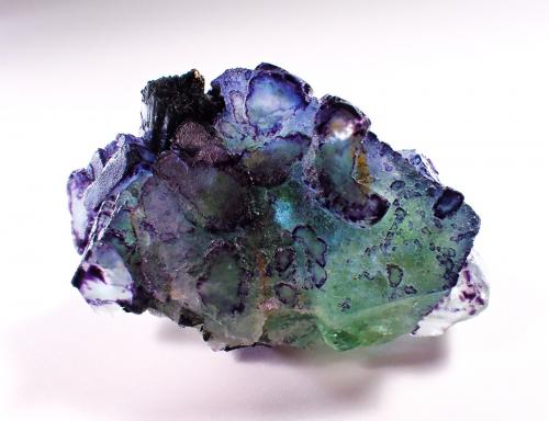 Fluorite, Schorl, Feldspar<br />Erongo Mountain, Usakos, Erongo Region, Namibia<br />58 mm x 34 mm x 30 mm<br /> (Author: Don Lum)