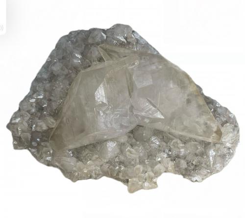 Calcita<br />Mina La Cuerre, zona minera de La Florida, Rionansa-Herrerías, Comarca Saja-Nansa, Cantabria, España<br />9x7cm<br /> (Autor: castrominerals)