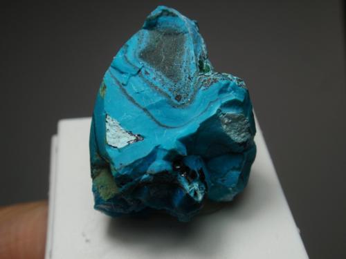 Crisocola<br />Mina L'Etoile du Congo, Lubumbashi (Elizabethville), Cinturón de cobre de Katanga, Haut-Katanga (Shaba), República Democrática del Congo (Zaire)<br />30x30 mm<br /> (Autor: Ignacio)