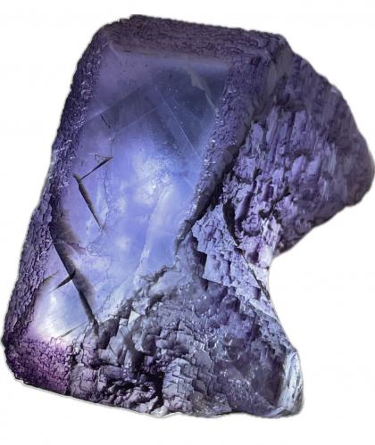 Fluorita<br />Filón Josefa-Veneros, nivel 75, Coroña de Arriba-La Collada, zona minera de La Collada, Siero, Comarca Oviedo, Principado de Asturias (Asturias), España<br /><br /> (Autor: castrominerals)