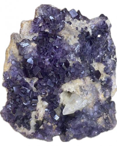 Fluorita<br />Mina La Viesca, zona minera de La Collada, Huergo, Siero, Comarca Oviedo, Principado de Asturias (Asturias), España<br />16x14cm<br /> (Autor: castrominerals)