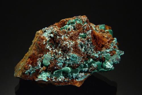 Rosasite<br />Mina Ojuela, Mapimí, Municipio Mapimí, Durango, México<br />9.0 x 6.0 x 4.9 cm<br /> (Author: Michael Shaw)