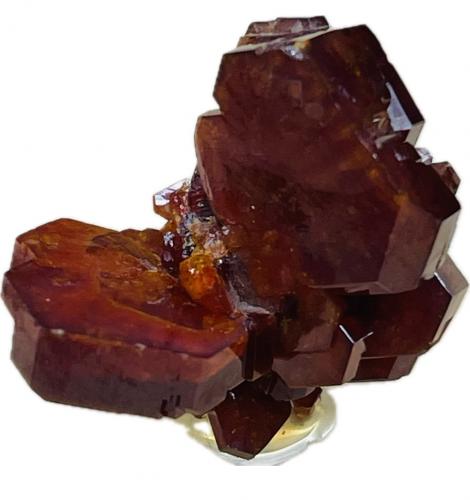 Vanadinita<br />Mina ACF, Distrito minero Mibladen, Mibladen, Midelt, Provincia Midelt, Región Drâa-Tafilalet, Marruecos<br />2,5x2,5cm<br /> (Autor: castrominerals)