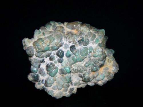 Variscita<br />Palazuelo de las Cuevas, San Vicente de la Cabeza, Comarca Aliste, Zamora, Castilla y León, España<br />4 x 3 cm.<br /> (Autor: Antonio P. López)