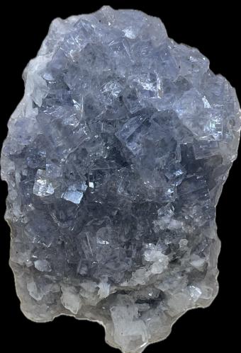 Fluorita y Barita<br />Mina Jaimina, filón Obdulia, Zona Minera Caravia, Trechorio, Carrales, Caravia, Comarca Oriente, Principado de Asturias (Asturias), España<br />10x6cm<br /> (Autor: castrominerals)