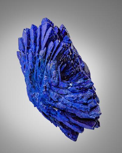 Azurite<br />Milpillas Mine, Cuitaca, Municipio Santa Cruz, Sonora, Mexico<br />14 x 8 x 7.5 cm<br /> (Author: MIM Museum)