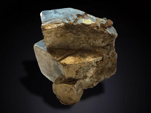 Pyrite<br />Mina Gavorrano, Gavorrano, Provincia Grosseto, Toscana, Italia<br />45 mm x 40 mm x 37 mm<br /> (Author: Firmo Espinar)