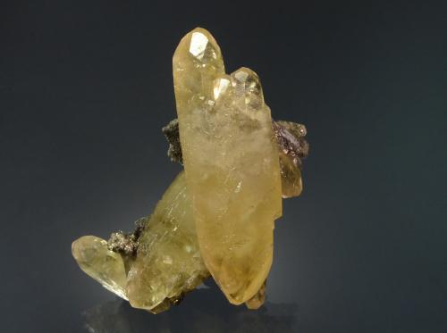 Calcite<br />Sweetwater Mine, Ellington, Viburnum Trend District, Reynolds County, Missouri, USA<br />8.0 x 5.0 x 3.0 cm<br /> (Author: Michael Shaw)