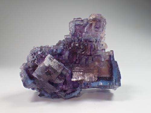 Fluorite<br />Minerva I Mine, Ozark-Mahoning group, Cave-in-Rock Sub-District, Hardin County, Illinois, USA<br />71 mm x 58 mm x 44 mm<br /> (Author: Don Lum)