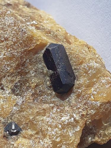 Rutile<br />Oropa, Biella Province, Piedmont (Piemonte), Italy<br />4,5 x 2,5 cm<br /> (Author: Volkmar Stingl)