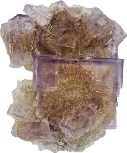 Fluorita<br />Llamas Quarry, Obdulia vein, Caravia mining area, Las Cabañas, Duyos, Caravia, Comarca Oriente, Principality of Asturias (Asturias), Spain<br />6,5x4,5cm<br /> (Autor: castrominerals)