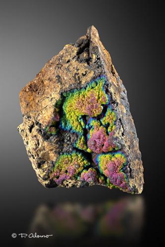 Plumbojarosita + Goethita<br />Cerro Colorado Mine, Rio Tinto Mines, Minas de Riotinto, Comarca Cuenca Minera, Huelva, Andalusia, Spain<br />6,5cm x 9cm x 4,5cm<br /> (Autor: Pere Alonso)