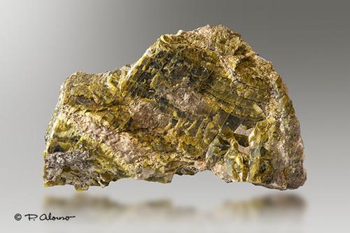 Antigorita<br />Fra Joan Mine, Costabona Mountain, Setcases, Comarca Ripollès, Gerona / Girona, Catalonia / Catalunya, Spain<br />16cm x 10cm x 4cm<br /> (Autor: Pere Alonso)