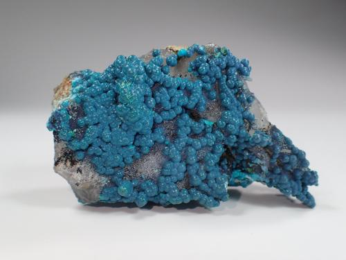 Chrysocolla, Quartz<br />Tentadora Mine, Ullpac Mountain, Huancano District, Pisco Province, Ica Department, Peru<br />73 mm x 47 mm x 31 mm<br /> (Author: Don Lum)