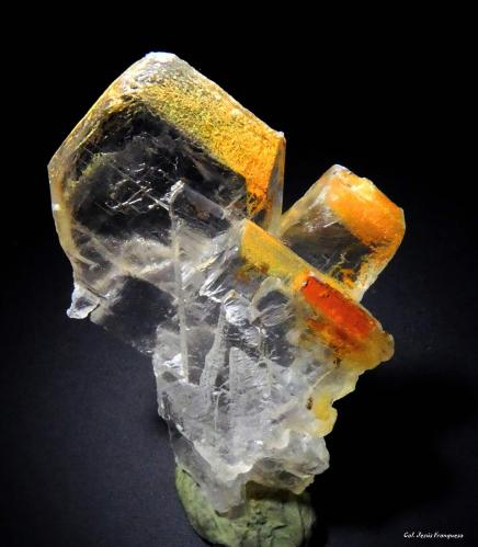 Yeso<br />Guixera de l´Oller Quarry (Collsuspina Gypsum Quarry), Collsuspina to Tona road, Collsuspina, Comarca Moianès, Barcelona, Catalonia / Catalunya, Spain<br />40x28 mm.<br /> (Autor: Jesus Franquesa Baucells)