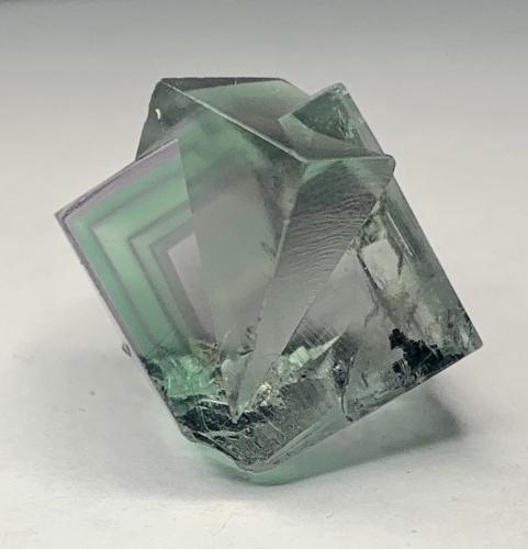 Fluorite<br />Lady Annabella Mine, Eastgate, Weardale, North Pennines Orefield, County Durham, England / United Kingdom<br />1.7 x 1.7 cm<br /> (Author: Antonio Nazario)