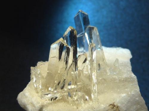 Yeso<br />Alabaster quarries, Fuentes de Ebro, Delimitación Comarcal de Zaragoza, Zaragoza, Aragon, Spain<br />5 x 6 cm., tamaño de los cristales: 2,5 x 0,8 cm.<br /> (Autor: Felipe Abolafia)