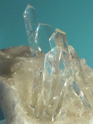 Yeso<br />Alabaster quarries, Fuentes de Ebro, Delimitación Comarcal de Zaragoza, Zaragoza, Aragon, Spain<br />5 x 6 cm., tamaño de los cristales: 2,5 x 0,8 cm.<br /> (Autor: Felipe Abolafia)