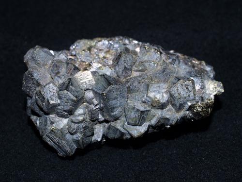 Pyrite coated by Molybdenite<br />Rico Claims, Grayback District (Russell District), Costilla County, Colorado, USA<br />6.5x4.5x2.5 cm''s<br /> (Author: Joseph DOliveira)