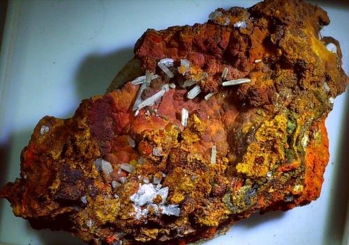 Cerussite<br />San Giovanni Mine, Punta della Torre, Iglesias, Sud Sardegna Province, Sardinia/Sardegna, Italy<br />3,5 x 2 cm<br /> (Author: Volkmar Stingl)