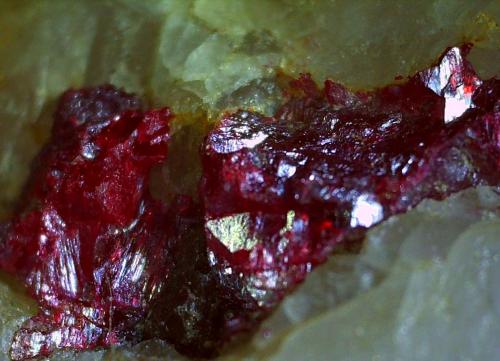 Cinnabar<br />Ochsenleite, Ladis, Landeck District, North Tyrol, Tyrol/Tirol, Austria<br />9,5 x 9 cm<br /> (Author: Volkmar Stingl)