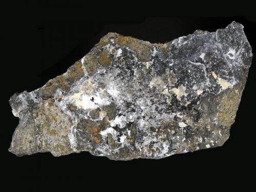 Sylvanita<br />Mina Emperor, Vatukoula, Tavua, Isla Viti Levu, Fiji<br />18 x 9 cm.<br /> (Autor: Antonio P. López)