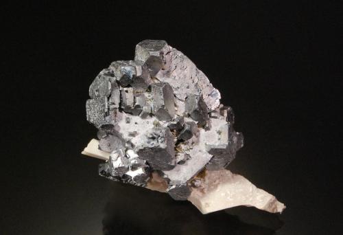 Galena<br />Kenora Mine, Picher Field, Cardin, Tri-State District, Ottawa County, Oklahoma, USA<br />4.9 x 3.7 x 3.5 cm<br /> (Author: Michael Shaw)