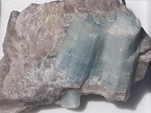 Beryl (variety aquamarine)<br />Codera Valley, Novate Mezzola, Valchiavenna, Sondrio, Lombardy, Italy<br />3 x 2,2 cm<br /> (Author: Volkmar Stingl)