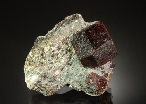 Almandine<br />Gaisberg Valley, Obergurgl, Gurgler Valley, Ötz Valley, North Tyrol, Tyrol/Tirol, Austria<br />7.0 x 6.5 cm<br /> (Author: Michael Shaw)