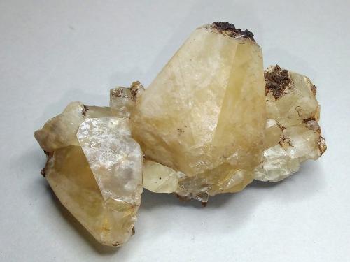 Calcite<br />Monzonite quarries, Plauenscher Grund, Dresden, Saxony/Sachsen, Germany<br />5,5 x 3,5 cm<br /> (Author: vandendriesschen)
