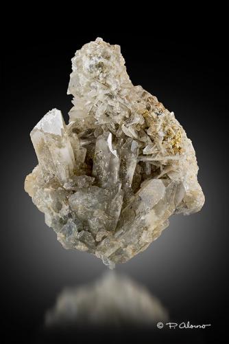 Barita<br />Osor Mines, Osor, Comarca La Selva, Gerona / Girona, Catalonia / Catalunya, Spain<br />5cm x 6cm x 5cm<br /> (Autor: Pere Alonso)