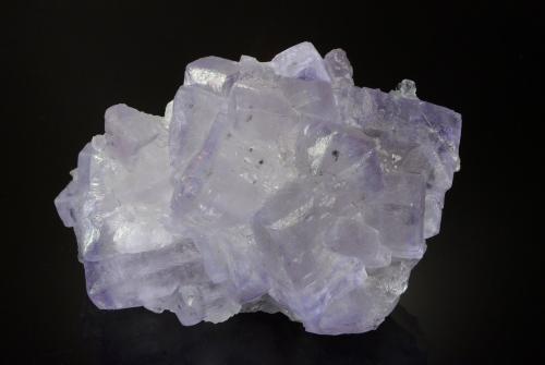 Fluorite<br />Jaimina Mine, Obdulia vein, Caravia mining area, Trechorio, Carrales, Caravia, Comarca Oriente, Principality of Asturias (Asturias), Spain<br />7.5 x 5.5 x 4.2 cm<br /> (Author: Michael Shaw)