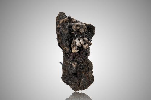 Moschellandsbergite<br />Landsberg (Moschellandsberg), Alsenz-Obermoschel, Palatinate/Pfalz, Rhineland-Palatinate/Rheinland-Pfalz, Germany<br />7.5 x 4 x 3.5 cm / main crystal: 1.6 cm<br /> (Author: MIM Museum)