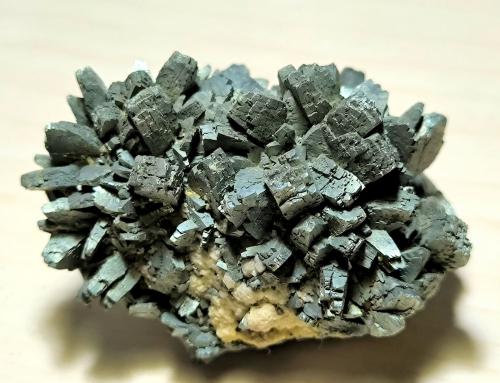 Marcasite<br />Reocín Mine, Reocín, Comarca Saja-Nansa, Cantabria, Spain<br />55 mm x 38 mm<br /> (Author: Carles Millan)