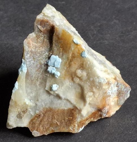 Crandallite<br />Qinglong Mine, Dachang, Qinglong, Qianxi'nan Autonomous Prefecture, Guizhou Province, China<br />4 x 4 cm<br /> (Author: Volkmar Stingl)