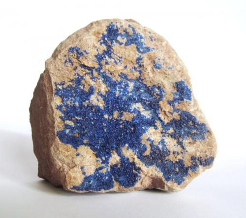 Azurite<br />Neubulach, Calw, Calw District, Karlsruhe Region, Baden-Württemberg, Germany<br />Specimen size 8 x 7,5 cm<br /> (Author: Tobi)