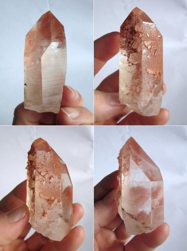 Quartz, hematite<br />Wadrilltal, Wadern, Merzig-Wadern District, Saarland, Germany<br />Specimen size 8 x 3 cm<br /> (Author: Tobi)