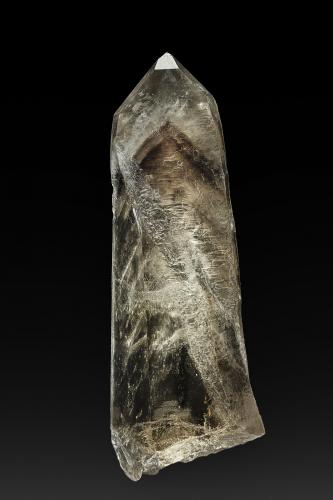 Quartz (variety smoky quartz)<br />Silent Grove, Clive County, New South Wales, Australia<br />8.9 x 3.0 cm<br /> (Author: am mizunaka)