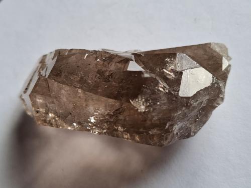 Quartz (variety smokey Quartz)<br />Monte Galenstock, Tiefenbach, Urseren, Uri, Suiza<br />9,5 x 5,5 cm<br /> (Author: Volkmar Stingl)