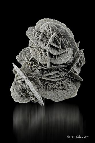 Yeso (variedad rosa del desierto)<br />Gypsum deposit, Galera, Comarca de Huéscar, Granada, Andalusia, Spain<br />7,5cm x 7,5cm x 4cm<br /> (Autor: Pere Alonso)