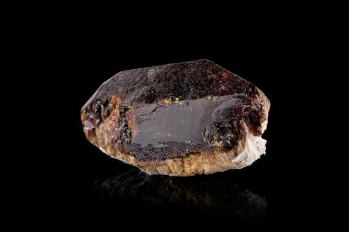 Monazite-(La) with Holmquistite<br />Mina Danburita, Morogoro, Región Morogoro, Tanzania<br />6 x 2 x 3.5 cm<br /> (Author: MIM Museum)