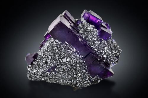 Galena, Fluorite<br />Denton Mine, Sub-Rosiclare formation, Goose Creek Mine group, Harris Creek Sub-District, Hardin County, Illinois, USA<br />18.4 x 15.2 x 7.8 cm<br /> (Author: MIM Museum)