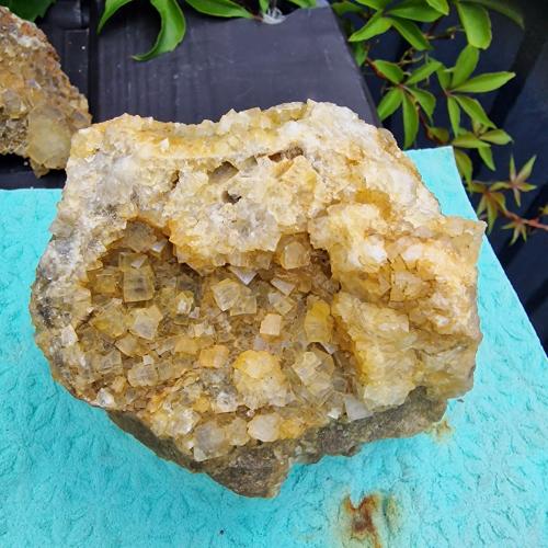 Fluorite<br />Cantera Milltown, Milltown, Ashover, Distrito North East Derbyshire, Derbyshire, Inglaterra / Reino Unido<br />200 mm<br /> (Author: Forrestblyth)