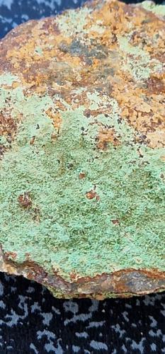 Pyromorphite<br />Barrow Mine, Braithwaite District, North Pennines Orefield, former Cumberland, Cumbria, England / United Kingdom<br />10 cm<br /> (Author: Forrestblyth)